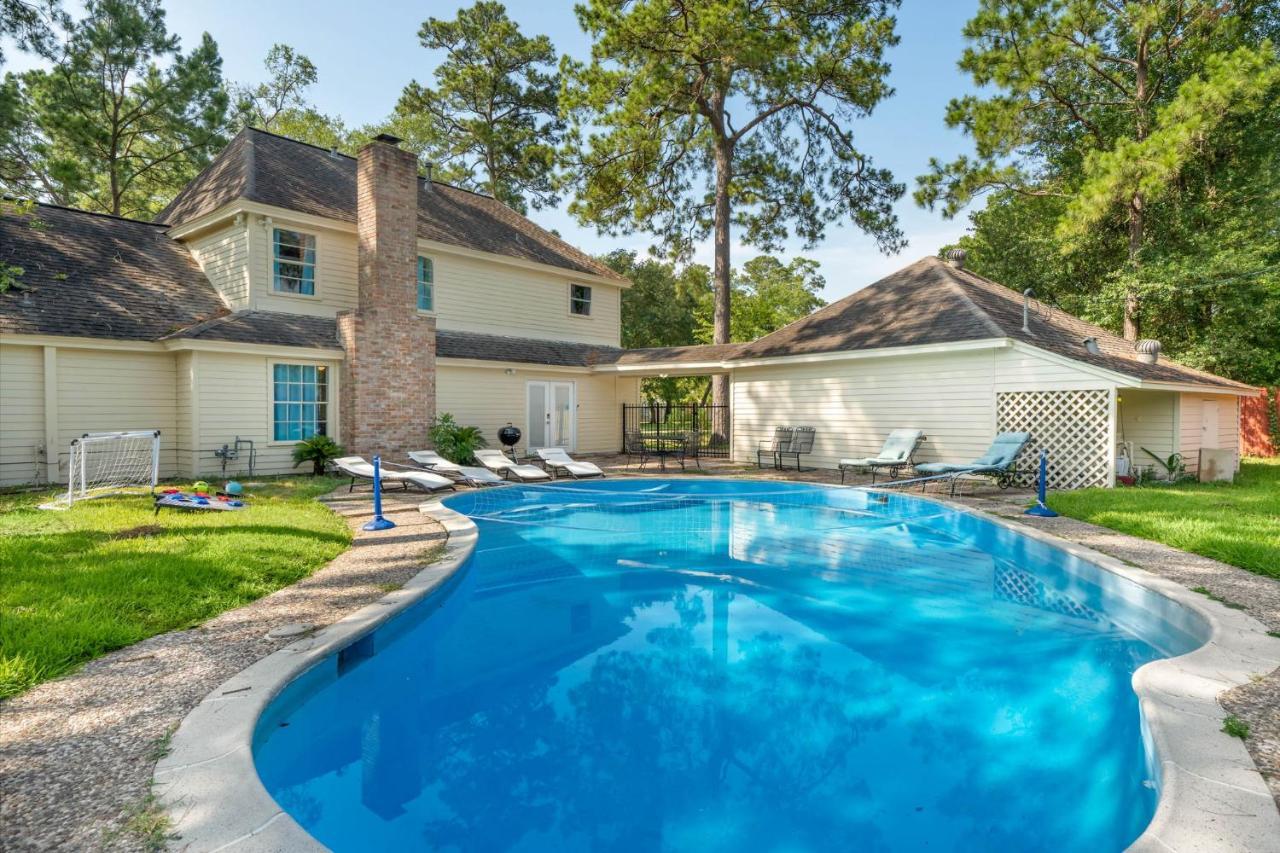 Pool Oasis Games Wifi Bbq Yard Sleep 16 Villa Houston Ngoại thất bức ảnh